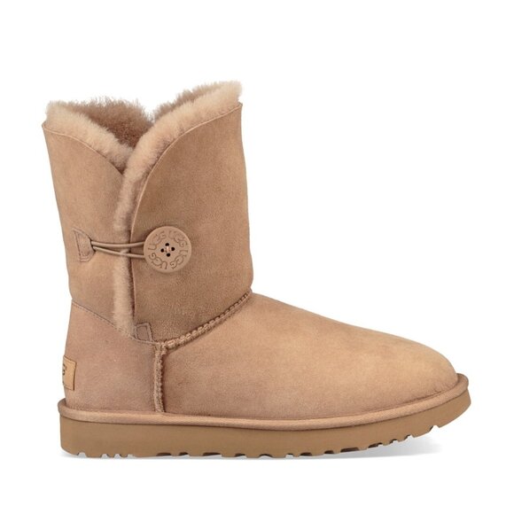 UGG Shoes - UGG 1016226 Womens Bailey Button II Boot Bootie Fawn Size 11
